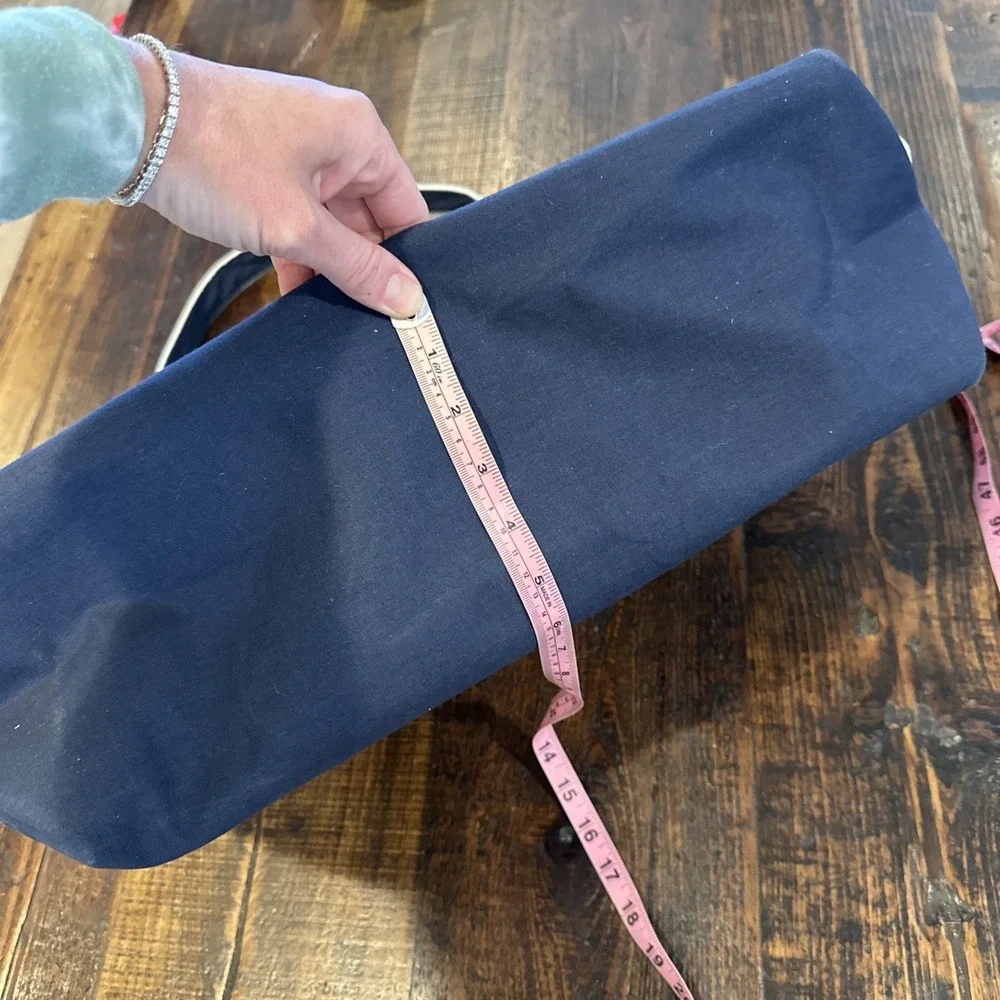 Lucky Brand large Sturdy Canvas Shoulder Tote Bag Zip‎ Close